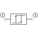 Hysteresis element
