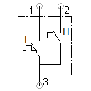 Thermal switch, 2 stages